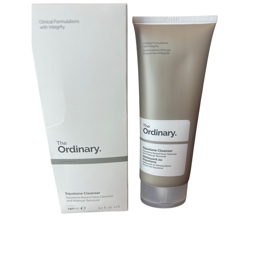 The Ordinary Squalane Cleanser Face Wash and Makeup Remover 150ml 5.1oz NIB